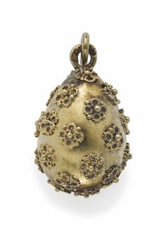 A GOLD PENDANT EGG | MARKED FABERGÉ, CIRCA 1900 | early 20th Century, All other categories of objects | Christie's Family Jewellery, Ball Pendant, Egg Shape