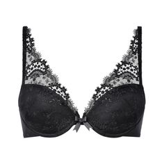 The Simone Perele Wish Triangle Contour Bra masterfully combines guipure lace and embroidery to create a seductive piece of feminine lingerie. The jacquard satin enhances its design, making it appear as a meticulously crafted piece like fine jewelry. Additionally, the elastic edges on the wings keep the bra in place. Pair it with the matching Garter Belt and Boyshort to complete your set. Detailed Information: Style: 12B347 Underwire: Yes Design: Beautiful laced & embroidered triangle bra with r Triangle Contour, Feminine Lingerie, Simone Perele, Guipure Lace, Triangle Bra, The Wings, Underwire Bra, Black Noir, Bleach