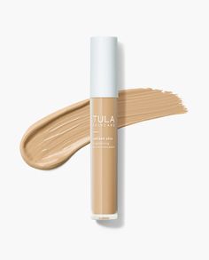 Limited time offer: 25% off! Discount reflected at checkout. Face the day your way with the concealer that lasts through every expression! This breathable, skincare-meets-makeup hybrid delivers skin-boosting benefits & high-performance medium-to-full coverage without any compromises. Infused with our unique Rainbow Seabright™ Elixir, this clinically-proven serum-like formula instantly conceals dark circles & discoloration for longwearing, crease-resistant results while brightening the appearance Probiotic Skin Care, Serum Concealer, Tula Skincare, Concealer Shades, Concealer For Dark Circles, Under Eye Bags, Effective Skin Care Products, Skin Serum, Brightening Serum