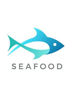 the logo for seafood, a company that sells fresh fish and seafoods