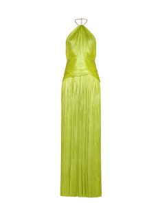 Dress from Maria Lucia Hohan Composition: ->silk, 100% | Maria Lucia Hohan Women's Dress in Lime | SS24 Luxury Maxi Length Slip Dress With Lace Trim, Luxury Lace Trim Maxi Slip Dress, Yellow Embellished Silk Dress, Maria Lucia Hohan Dress, Marchesa Gold Dress, Maria Lucia Hohan, Luxury Fabrics, Luxury Retail, Luxury Boutique