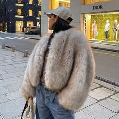 FREE SHIPPING ON ALL ORDERS OVER $50 | 100% SATISFACTION GUARANTEED Click "ADD TO CART" To Get Yours Now | Up To 60% OFF✨ Wrap yourself in luxurious warmth and style with our Iconic Street Faux Fur Coat. Designed for the fashion-forward woman, this winter fluffy short fur jacket is the epitome of chic sophistication. Perfect for those cold winter days and nights, this faux fur coat offers the perfect combination of comfort, elegance, and modern style, making it a must-have for any winter wardrob Cropped Faux Fur Coat, Womens Faux Fur Coat, Fox Fur Jacket, Chic Coat, High Street Fashion, Fur Coats Women, Coat Women, Fur Fashion, Fashion Week Street Style