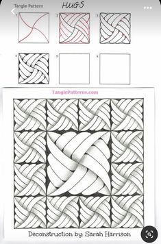 the instructions for how to make an intricate knot design in adobe and photoshopped