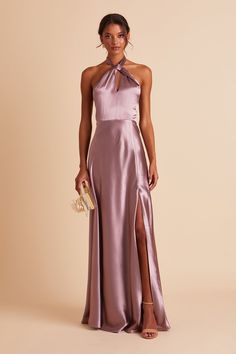 Dark Mauve Bridesmaid Dress, Metallic Bridesmaid Dresses, Mauve Bridesmaid, Mauve Bridesmaid Dress, Monica Dress, Prom 23, Bridesmaid Dresses Under 100, Satin Gowns, Dark Mauve