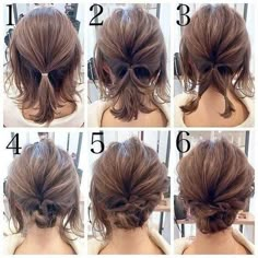 Easy Hair Updos, Up Dos For Medium Hair, Medium Short Hair, Peinados Fáciles Para Cabello Corto, Summer Hairstyles For Medium Hair, Short Wedding Hair, Penteado Cabelo Curto, Bridesmaid Hairstyles, Short Hair Updo