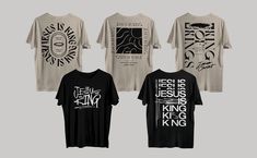 Christian Tshirt Design Ideas, Church Tshirts, Jesus King, Christian Clothes, Christian Tshirt Design