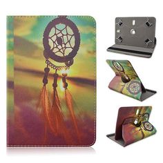 a phone case with an image of a dream catcher on the front and back cover