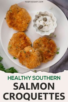 Crispy Southern fried salmon croquettes, golden-brown and packed with flaked salmon, onions, and seasonings, perfect for a hearty meal or appetizer.