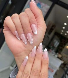 31 Trending Wedding Nails - Ak Pal Kitchen Nails For Brides, Elegant Wedding Nails, Almond Acrylic Nails Designs, White French Nails, Almond Nails French, Graduation Nails, Cherry Nails, Classy Acrylic Nails, Almond Acrylic Nails