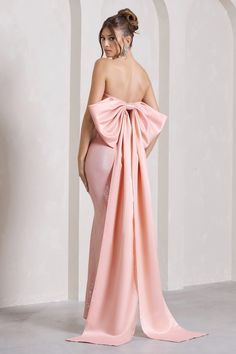 Black Tie Events, Pink Icing, Club L London, Boned Bodice, Leg Split, Black Dress Prom, Strappy Stilettos, Black Tie Gala, Party Dress Long Sleeve