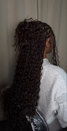 Bohemian Braided Hair, Goddess Braids Hairstyles, Cute Box Braids Hairstyles, Braids Hairstyles Pictures, Quick Braided Hairstyles, Girls Hairstyles Braids