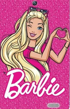 barbie phone case with the name barbie on it