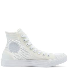 Mirror Ball, Converse Chuck Taylor All Star, White White, White Shoes, Converse Chuck, Converse Chuck Taylor High Top Sneaker, Chuck Taylor