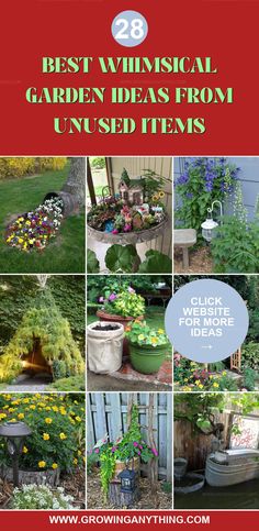 the best garden ideas from unused items