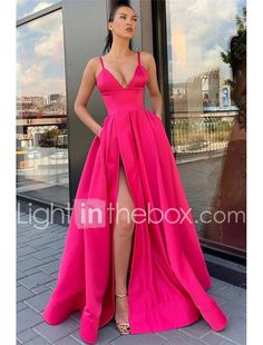 Corte A Minimalista Sensual Fiesta de baile Noche formal Vestido Correa de espagueti Sin Mangas Cola de Corte Satén con Plisado Frontal Abierto 2021 7782002 2021 – €96.48 Summer Prom Dresses With Spaghetti Straps, Spaghetti Strap Prom Dress For Party Season, Formal Backless Dress For Gala, Spaghetti Strap Evening Dress For Prom Season, Backless Dress For Formal Gala, Sleeveless Ball Gown For Gala And Prom Season, Chic Prom Dress With Spaghetti Straps, Spaghetti Straps Prom Gown, Evening Prom Backless Maxi Dress