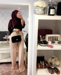 Brunch Outfit Hijab, Hijab Date Night Outfit, Hijabi Date Night Outfit, Hijabi Dinner Outfit, Hijab Stile, Hijabi Outfit