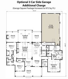 this is the floor plan for an additional garage and storage area on the second story