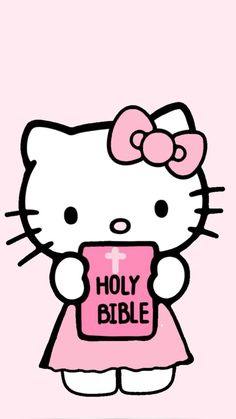 #christiangirl #cleangirlaesthetic #girlythings #hellokittycore #christiancore Pink Bible, Tools Drawing, Cute Bibles, Aesthetic Posters