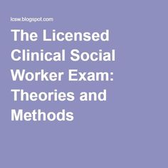 the title for the book, the licenseed medical social worker exam thories and method