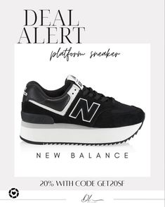 New Balance Platform Sneakers Outfit, Platform New Balance Outfit, Black Platform Sneakers Outfit, Platform Tennis Shoes Outfits, New Balance 574 Platform