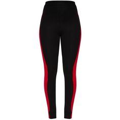 Black Pants With Red Stripe On Side, Luxury Black Pants With Side Stripes, Black Emo Fitted Leggings, Striped Mesh Leggings, Eclectic Clothes, Bad And Boujee Outfits, Tight Black Punk Leggings