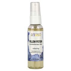 Aura Cacia, Pillow Potion, Aromatherapy Mist, 2 fl oz (59 ml) Pillow Potion, Quiet Your Mind, Fabric Freshener, Supplements For Women, Mens Health, Pure Essential Oils, Amino Acids, Womens Health, Probiotics