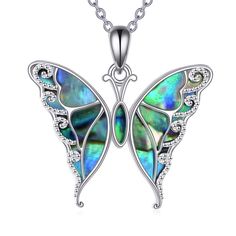 PRICES MAY VARY. 💖 APPEARANCE DESIGN: The butterfly symbolizes beauty and hope, emerging as a beautiful creature after enduring the difficult process of breaking free from its cocoon. May this butterfly necklace bring you courage and strength as you navigate your own transformations, reminding you of the resilience and beauty within. 💎 MATERIAL: Abalone shell butterfly necklace is made of high quality 925 sterling silver, lead-free and nickel-free, hypoallergenic, non-irritating to the skin, s Shell Butterfly, Breaking Free, Insect Jewelry, Professional Jewelry, Butterfly Necklace, Shell Pendant, Butterfly Pendant, Abalone Shell, Special Gift