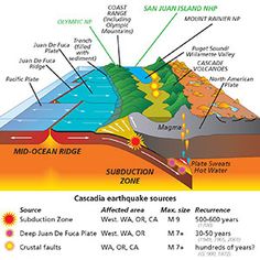 an image of a diagram of the ocean floor and its major features including water, sand, and other things