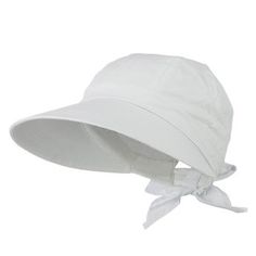 Women's Classic Quintessential Sun Wide Visor Hat in Sold Bold Colors - White - CR11LBM4AAH - Hats & Caps, Women's Hats & Caps, Visors #fashionwomen #womenhats #womencaps #outfits #Visors