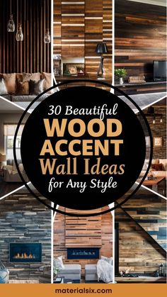 30 Beautiful Wood Accent Wall Ideas for Any Style