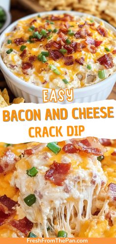 This Bacon and Cheese Crack Dip is the ultimate party snack! Loaded with creamy cheese, crispy bacon, and a hint of spice, it’s perfect for game day or any gathering. Serve it warm with chips or veggies for a delicious treat that everyone will love. Try this easy recipe and make your next get-together unforgettable! Holiday Appetizers Easy, Bacon And Cheese, Easy Bacon, Party Snack, Holiday Appetizers, Creamy Cheese, Bacon Cheese, Crispy Bacon, Dip Recipes