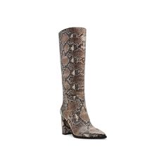 Steve Madden-Brittan Boot Bring wily flair to your wardrobe with the Brittan boot from Steve Madden. The snake print design catches the eye, while the classic silhouette makes styling a breeze. Click here for Boot Measuring Guide. High Heel Snake Print Boots For Fall, Fall Snake Print High Heel Boots, Snake Print High Heel Boots For Fall, Trendy Snake Print Boots For Spring, Fall Snake Print Ankle Boots, Trendy Snake Print Ankle Boots, Chic Snake Print Ankle Boots, Fitted Snake Print Boots For Spring, Fitted Snake Print Spring Boots