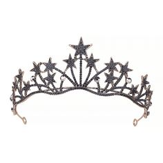 1.This tiara crown is handmade by durable silver alloy,crystals and rhinestones-shining bright like diamond ! 2.Occasions: Wear it in birthday, engagement, wedding, pageant, prom, party, quinceanera, banquet, celebration, ceremony, homecoming, holiday, anniversary, theater, baby shower, cosplay, moon goddess costume on Halloween. It will make you more charming and pretty without fail 3.Stable: NO COMBS!Ends with two pin loops,we offer some bobby pins for free to fasten the tiara.If your hair is Black Tiara, Crystal Crown Wedding, Headband Crown, Bride Headband, Star Headband, Crystal Headpiece, Tiara Crown, Headband Tiara, Bride Hair Accessories