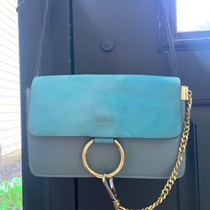 Questions? Leave A Comment Below! Chloe Faye Bag Blue, Chloe Bags, Chloe Faye, Chloe Bag, Leave A Comment, Chloe, Crossbody Bag, Color Blue, Bag Lady