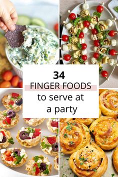 finger foods to serve at a party