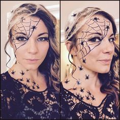 Spider Web Makeup, Last Minute Diy Costumes, Halloweenský Makeup