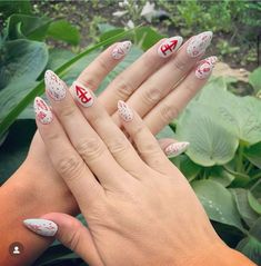 #ptv #piercetheveil #nailart #nails #manicure #nailartideas Ptv Nails, Pierce The Veil Nails, Ptv Concert, Concert Nails, Nails Manicure, Pierce The Veil, The Veil, Nail Shapes, Pretty Nails