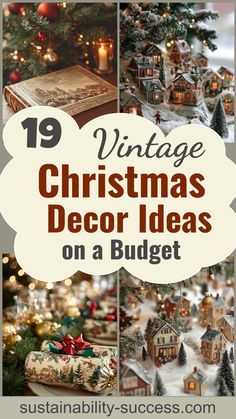 vintage christmas decor ideas on a budget