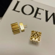 LOEWE Silver Anagram Stud Earrings Luxury Brand Earrings, Loewe Earrings, Loewe Accessories, Dhgate Finds, Jewelry Product Shots, Jewelry Knowledge, Aesthetic Accessories, Gold Glam