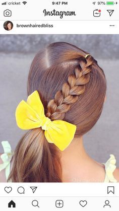 Side Ponytail Hairstyles, Natural Braided Hairstyles, Big Sisters, Peinados Fáciles Para Cabello Corto