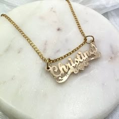 Solid Gold, Heart Name Necklace, Nameplate, Diamond Cut, 14K Solid Gold, 10K Solid Gold, Custom Jewelry, Personalized Gift, Valentine's Gift - Etsy Custom Gold Jewelry, Gold Name Necklace, Sugar Land, Jewelry Personalized, Money And Happiness, Name Necklaces, Valentine's Gift, Dream Jewelry, Beautiful Gift Boxes