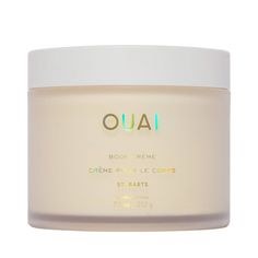 St. Barts Body Crème whisks you a-OUAI & renews skin with nourishing cupuaçu butter, hydrating coconut oil and skin-conditioning squalane. Highlighted Ingredients: CUPUAÇU BUTTER - Helps to nurture skin by providing hydration. COCONUT OIL - Quickly absorbs into skin to soften. SQUALENE - A soothing antioxidant, helps provides a subtle glow. How To Use: • Massage onto skin when it is still damp after bath, shower, or really whenever. • Melts into a velvety finish without any greasy residue. • Foc Whipped Body Cream, Cupuacu Butter, Body Creams, Cream For Dry Skin, St Barts, Body Moisturizers, Body Cleanser, It Goes On, Soften Skin