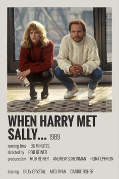 the movie poster for when harry met sally