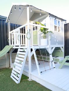 kids playhouse outdoors girls interior Kids Playhouse Ideas, Kids Playhouse Outdoors, Playhouse Plans