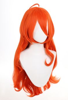 Winx Club Bloom Red Wave Wig with Bangs Long Cartoon Anime Halloween Cosplay wig Bloom Cosplay Winx, Bloom Costume, Bloom Cosplay, Curly Wig With Bangs, Winx Club Bloom, Bangs Long, Red Wave, Long Curly Wig, Anime Halloween