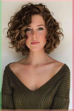 Curly Long Inverted Bob, Wavy Curly Bob Hairstyles, Short Permed Hairstyles Soft Curls Curly Bob, Curly Hair Inverted Bob, Choppy Curly Bob, Bob Permed Hairstyles, Bobs For Wavy Hair, Short Curly Hair Shag, Curly Long Bob Hairstyles