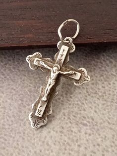 Jesus Jewelry, Ukraine Trident, Crucifix Necklace, Antique Jewelry Necklace, Work Jewelry, Silver Cross, Vintage Watches, Art Work, Silver 925