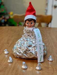 *Affiliate links are used in this post. Please see my full disclosure for more information. Elf on the Shelf has become a popular ... Elf On A Shelf Hershey Kisses, Hershey Kisses Elf On The Shelf, December 23rd Elf On The Shelf, Sports Elf On The Shelf Ideas, Elf On The Shelf Shenanigans, Elf On The Shelf Ideas Hershey Kisses, Elf On The Shelf Kisses Ideas, Hershey Kiss Elf On Shelf, Elf Hershey Kisses