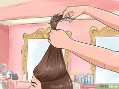 Layers At Home, Hair In Layers, How To Cut Hair, Layer Hair, Mascara Hacks, Layering Techniques