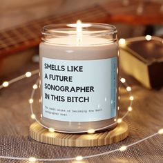 This hilarious candle makes the perfect gift for your future sonographer. This gift is perfect for graduation, thank you gift, or as a treat yourself gift. This candle is made of 100% natural soy wax and features five different calming scents. It has an average burn time of 50-60 hours, so it will provide a long-lasting gift for your friend or family. #sonography #rdms #ultrasoundtech Obgyn Sonographer Aesthetic, Ultrasound Tech School, Pediatric Sonography, Sonography Aesthetic, Future Sonographer, Diagnostic Medical Sonography Student, Ultrasound School, School Acceptance, Sonographer Gifts